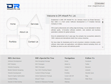 Tablet Screenshot of drinfosoft.com